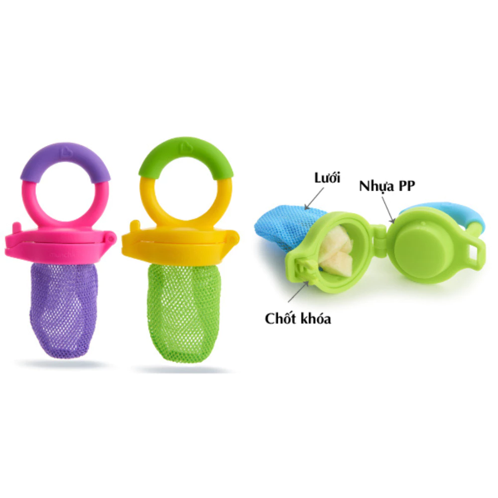 Túi ăn tránh hóc Munchkin 50g (màu ngẫu nhiên)