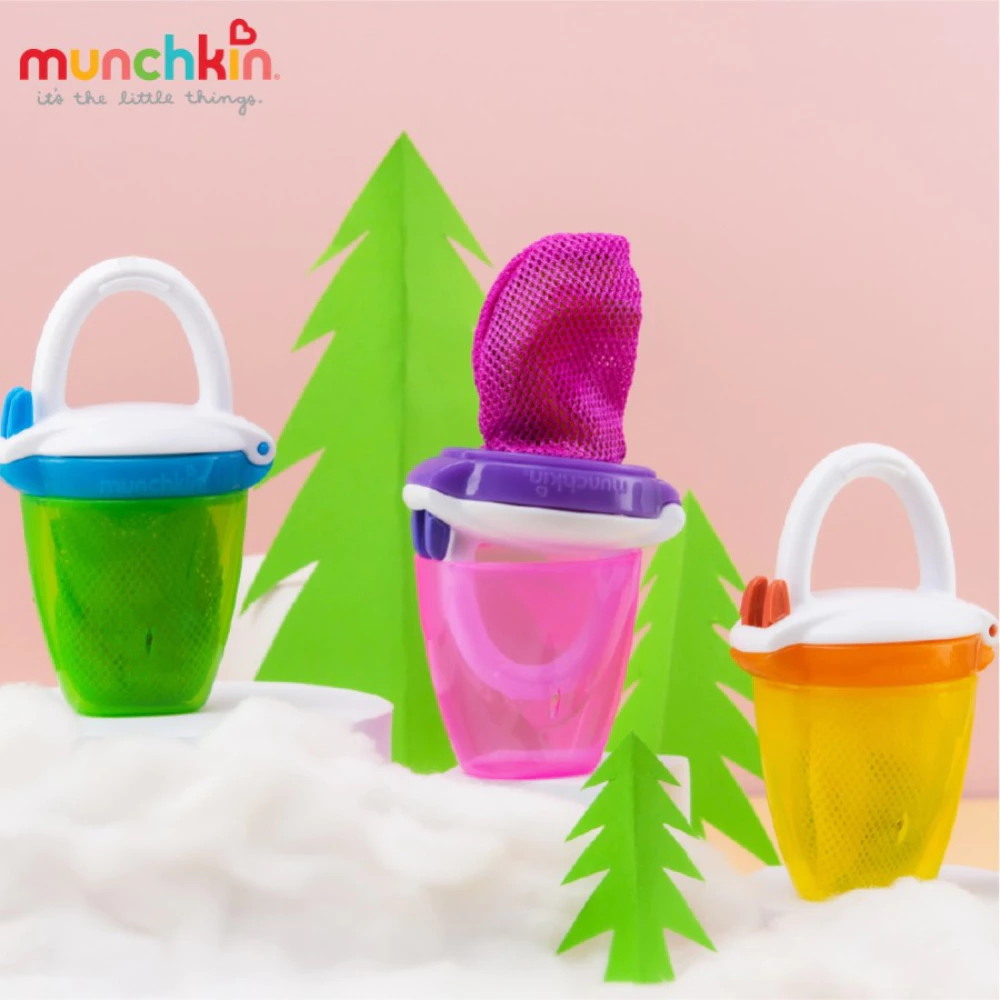 Túi ăn tránh hóc Munchkin có nắp 50g (màu ngẫu nhiên)