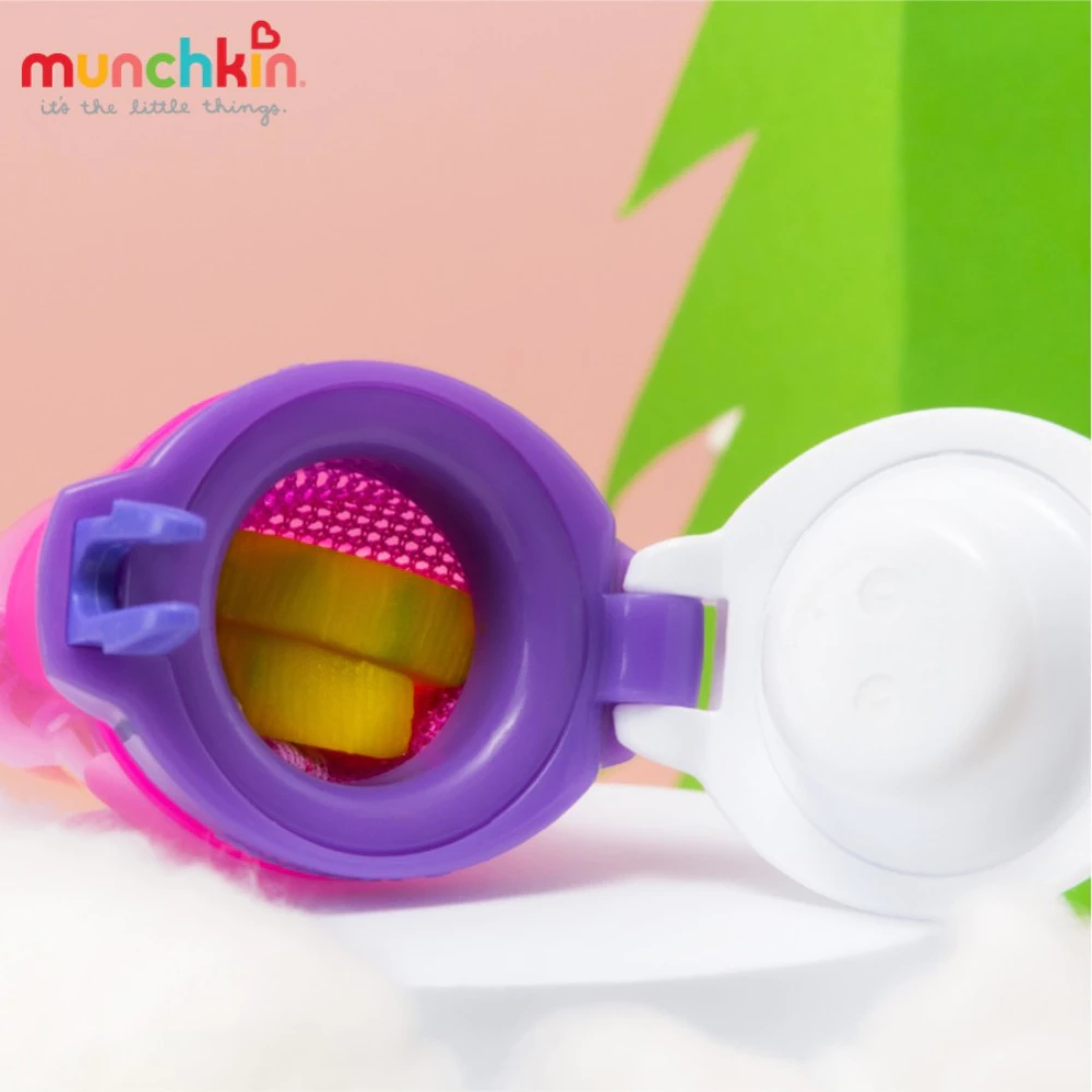 Túi ăn tránh hóc Munchkin có nắp 50g (màu ngẫu nhiên)