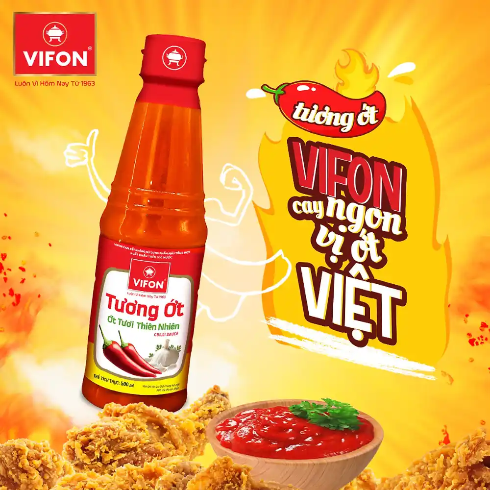 Tương ớt Vifon chai 230ml/500ml
