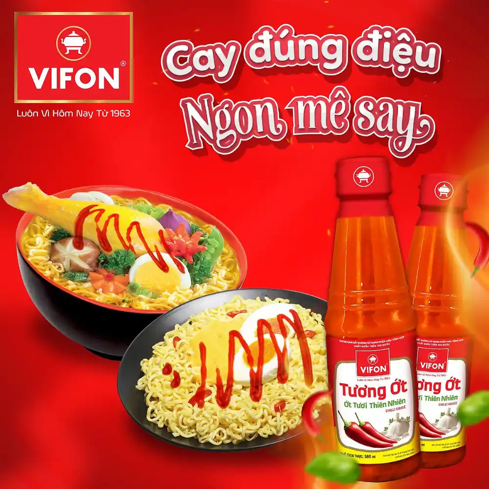 Tương ớt Vifon chai 230ml/500ml