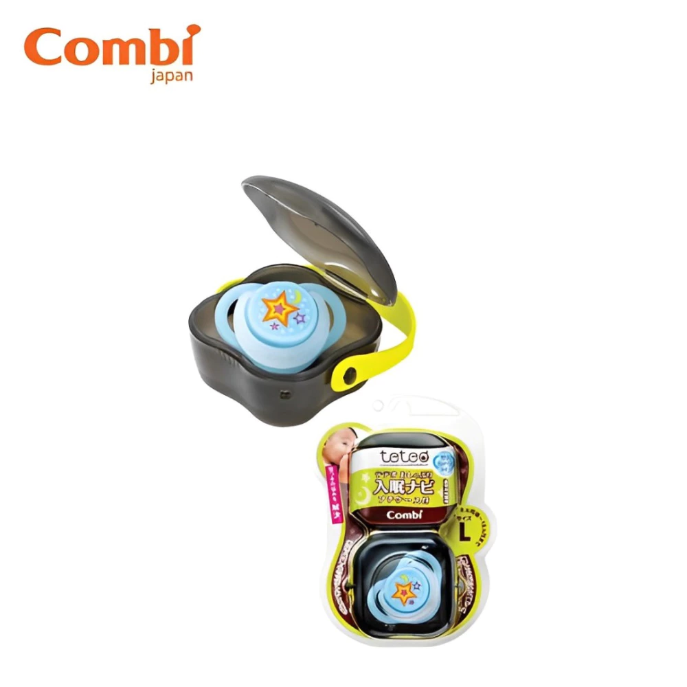 Ty ngậm chống hằn Combi size M/L màu cam/xanh có/không kèm hộp