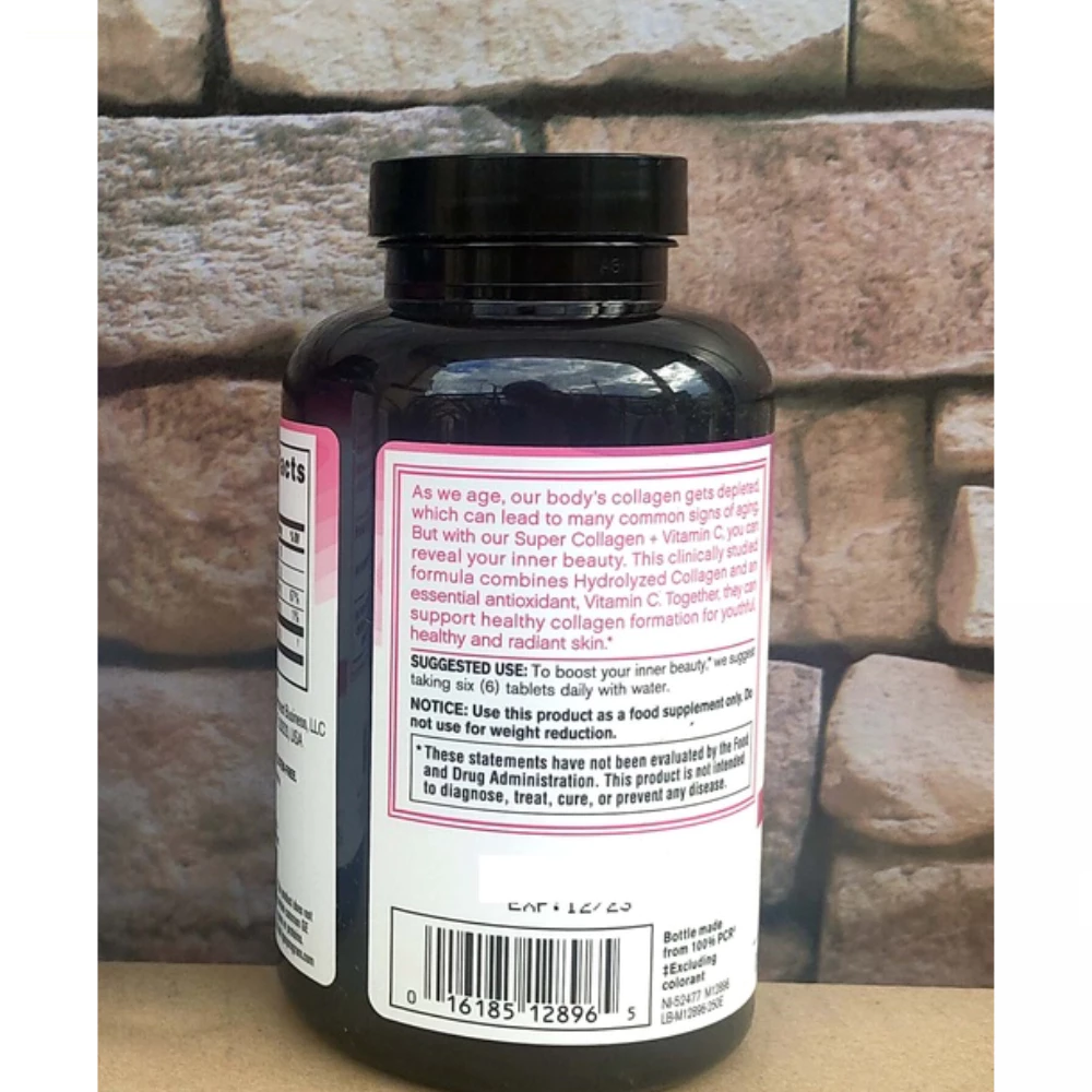 Viên uống Super Collagen + C + Biotin Neocell 6000mg nội địa Mỹ (250 viên)