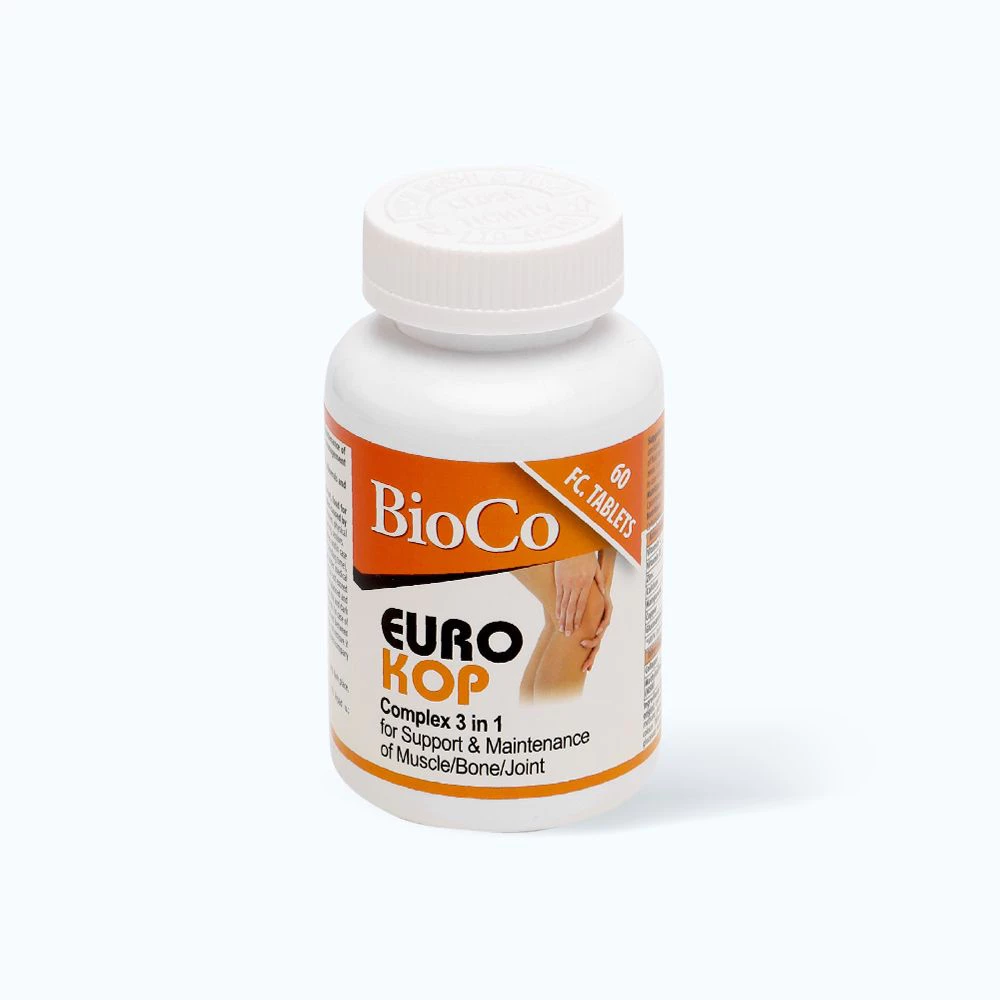 Viên uống BioCo Eurokop 3 in 1 hỗ trợ cơ xương khớp chắc khỏe (hộp 60 viên/hộp 120 viên)