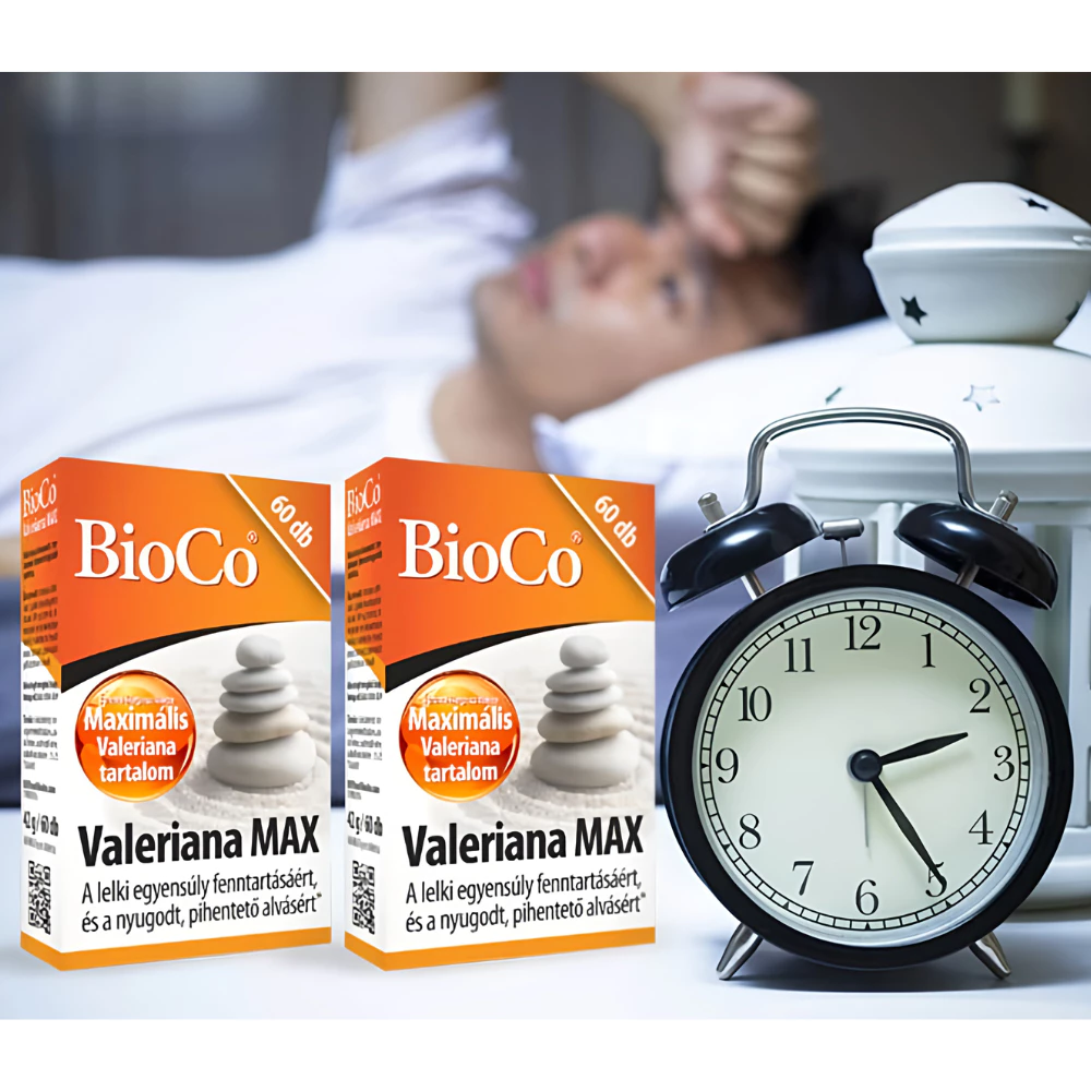 Viên uống Bioco Huvit Valeria Max hỗ trợ giấc ngủ, an thần (hộp 60 viên)