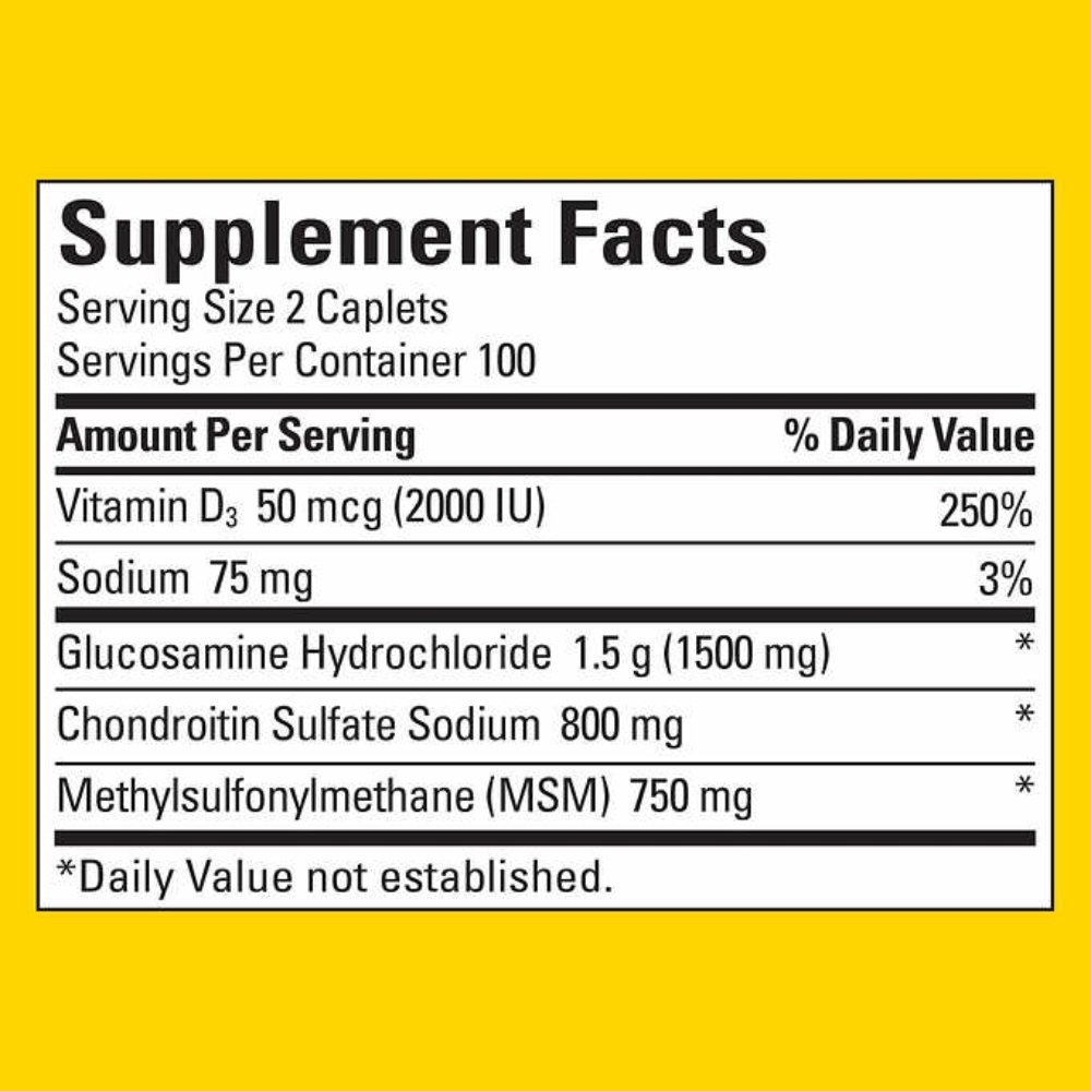 Viên uống bổ khớp Nature Made Triple Flex Triple Strength + D3 200 viên