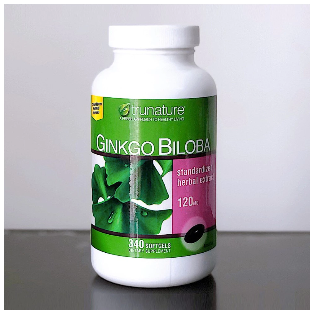 Viên uống bổ não Trunature Ginkgo Biloba 120mg 340 Viên