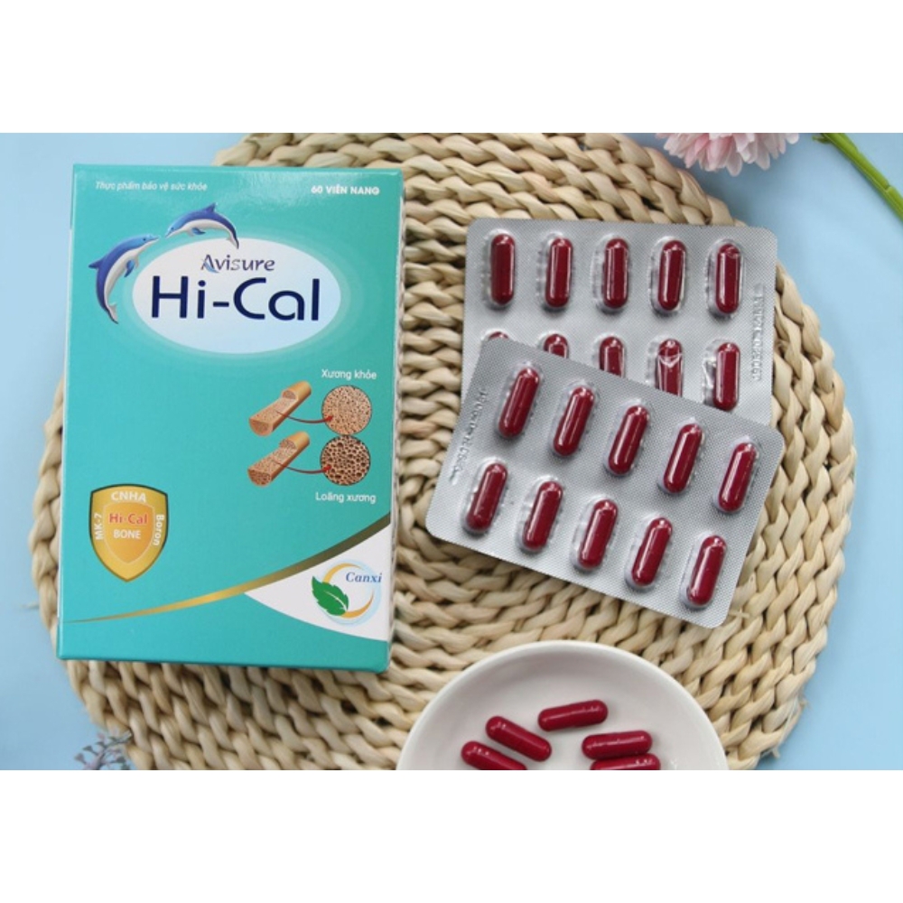 Viên uống bổ sung canxi cho mẹ bầu Avisure Hi-cal (60 viên)