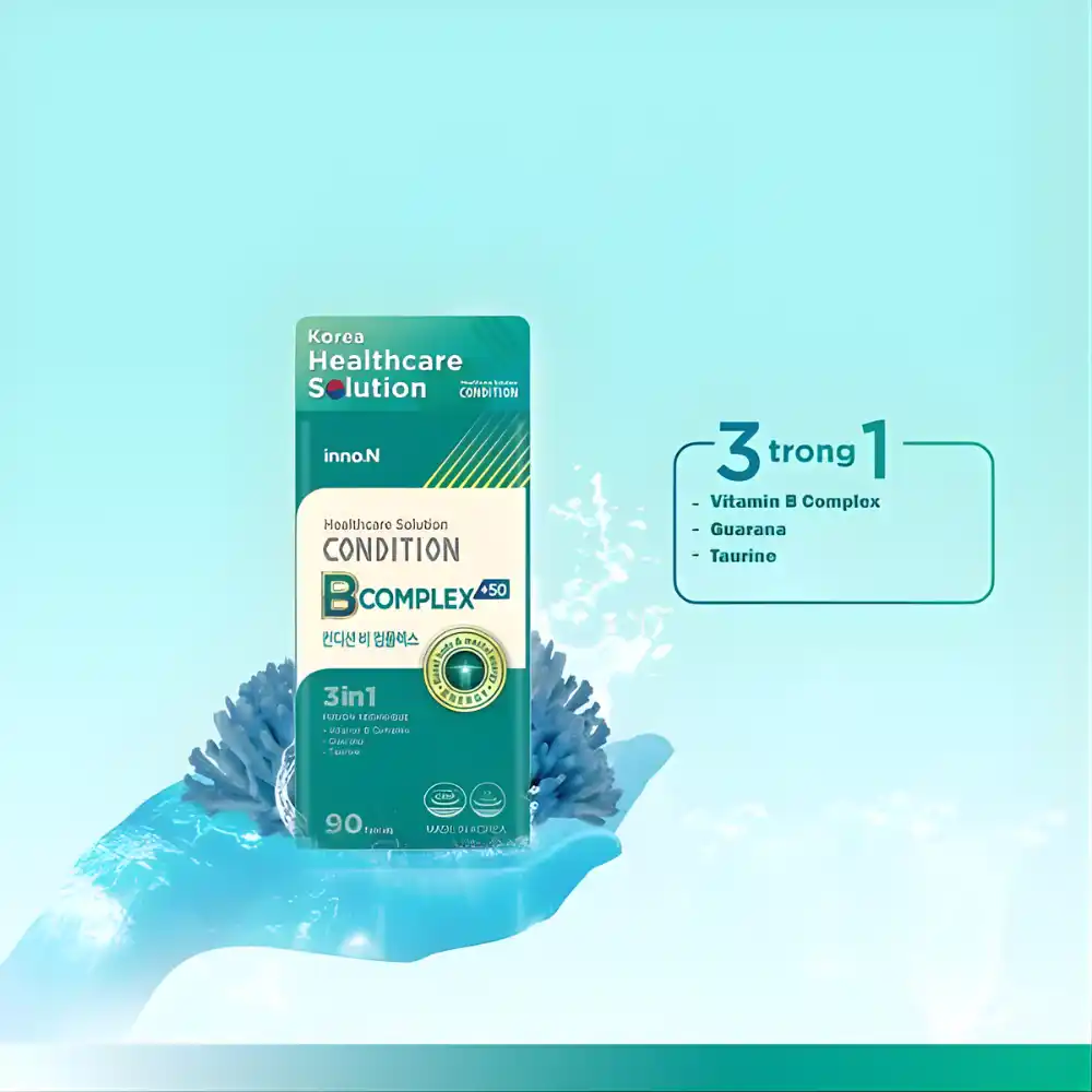 Viên uống bổ sung vitamin B Condition B Complex (Hộp 90 viên)