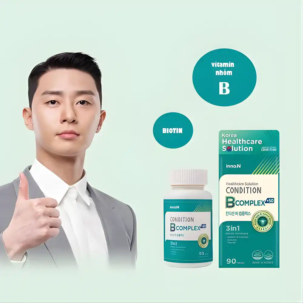 Viên uống bổ sung vitamin B Condition B Complex (Hộp 90 viên)