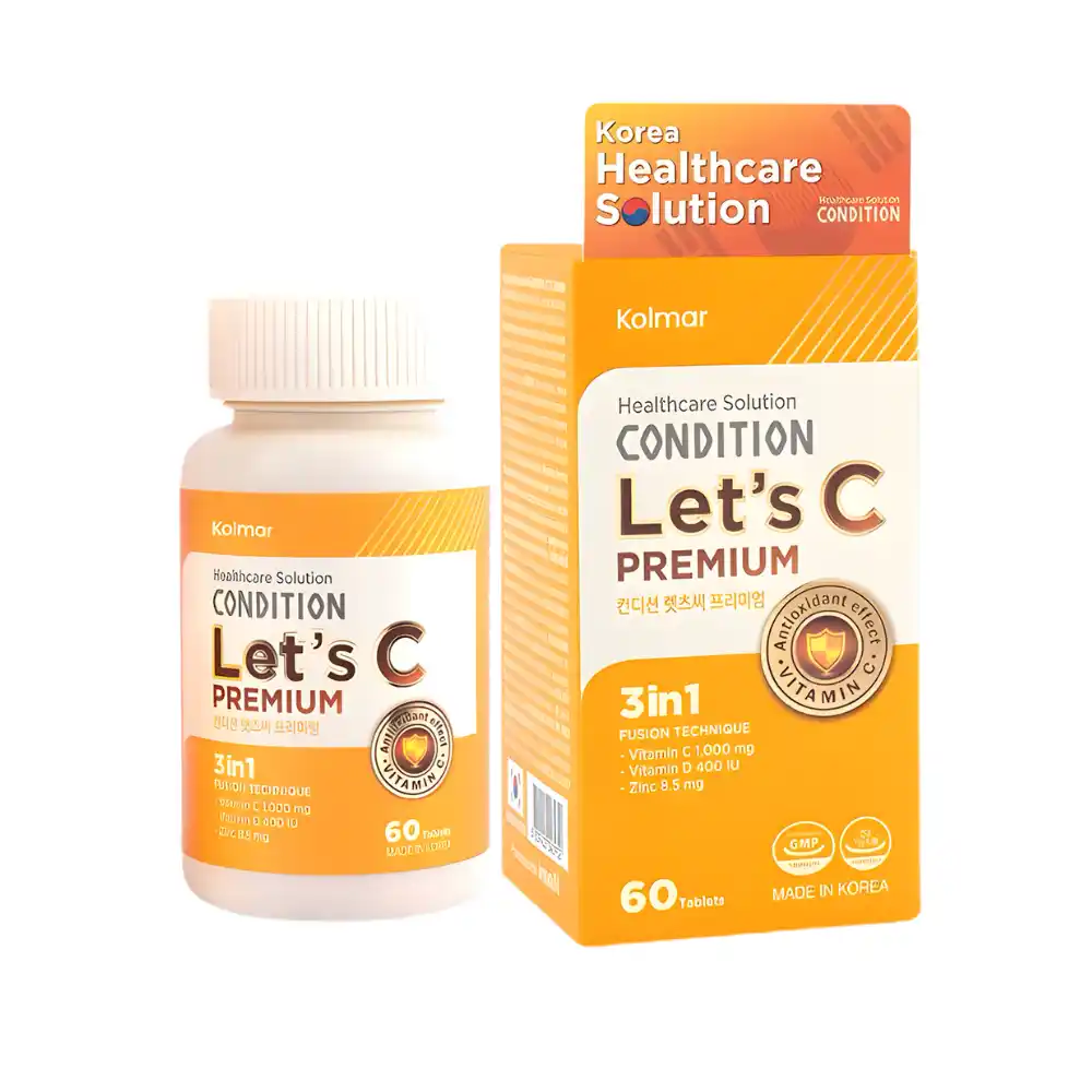 Viên uống bổ sung vitamin C Condition Let's C Premium (Hộp 60 viên)