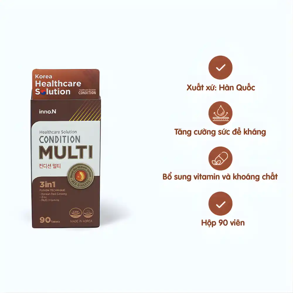 Viên uống bổ sung vitamin tổng hợp Condition Multi (90 viên)