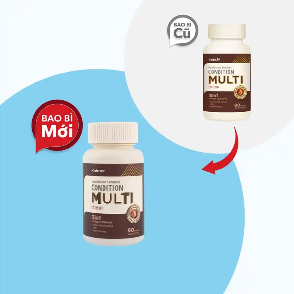 Viên uống bổ sung vitamin tổng hợp Condition Multi (90 viên)