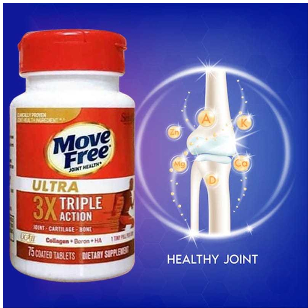 Viên uống bổ xương khớp Schiff Move Free Ultra Triple Action (75 viên)