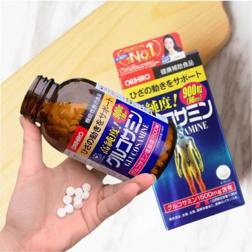 Viên uống Glucosamine Orihiro bổ xương khớp (900 viên)