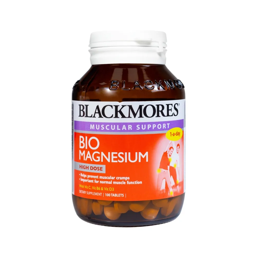 Viên uống hỗ trợ cơ bắp Blackmores bio magnesium (100 viên)