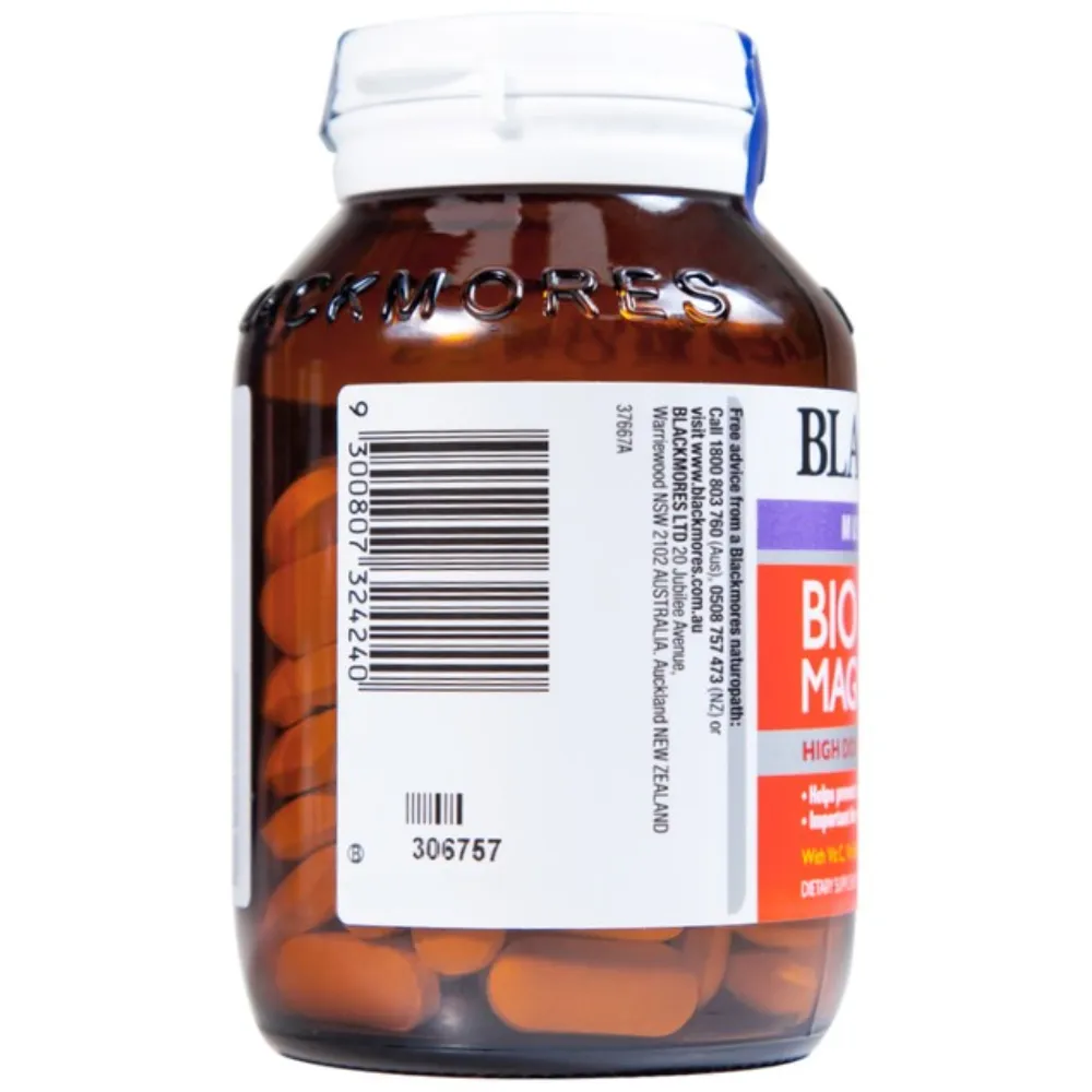 Viên uống hỗ trợ cơ bắp Blackmores bio magnesium (100 viên)