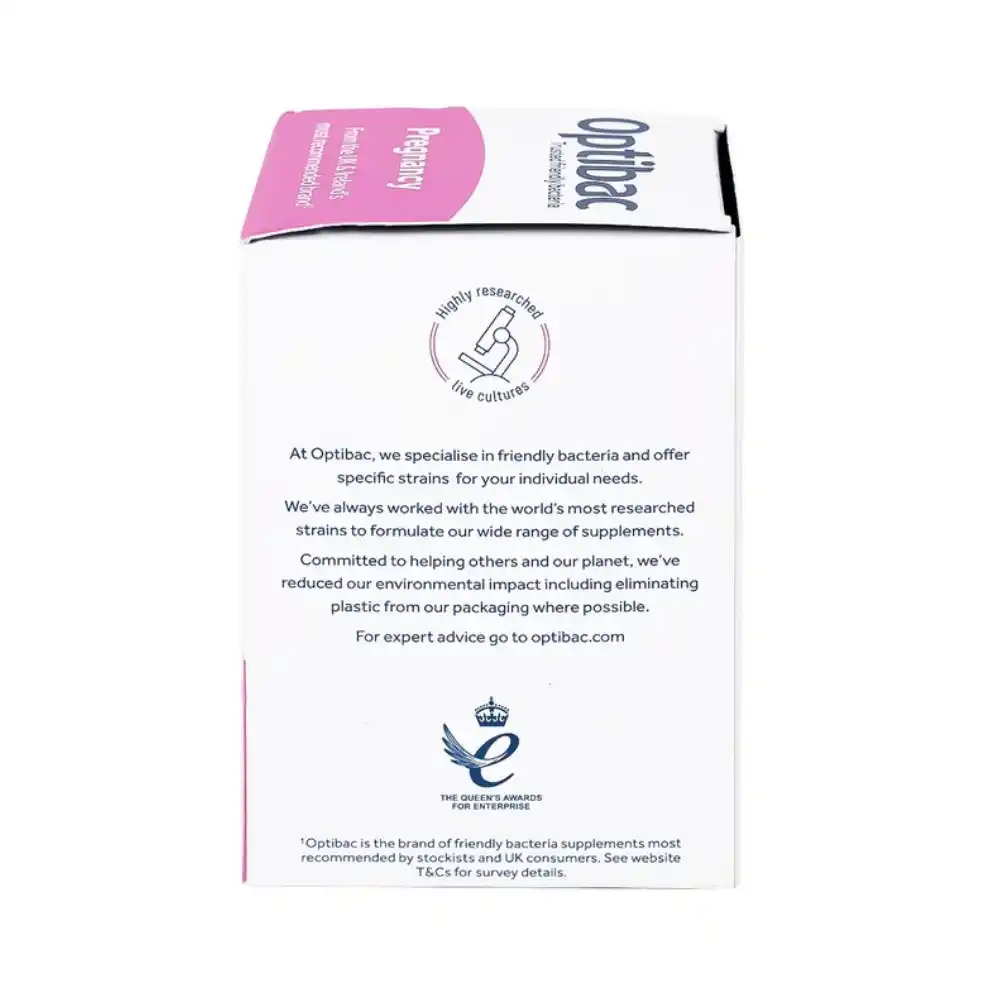 Viên uống lợi khuẩn cho bà bầu Optibac pregnancy probiotics hộp 30 viên