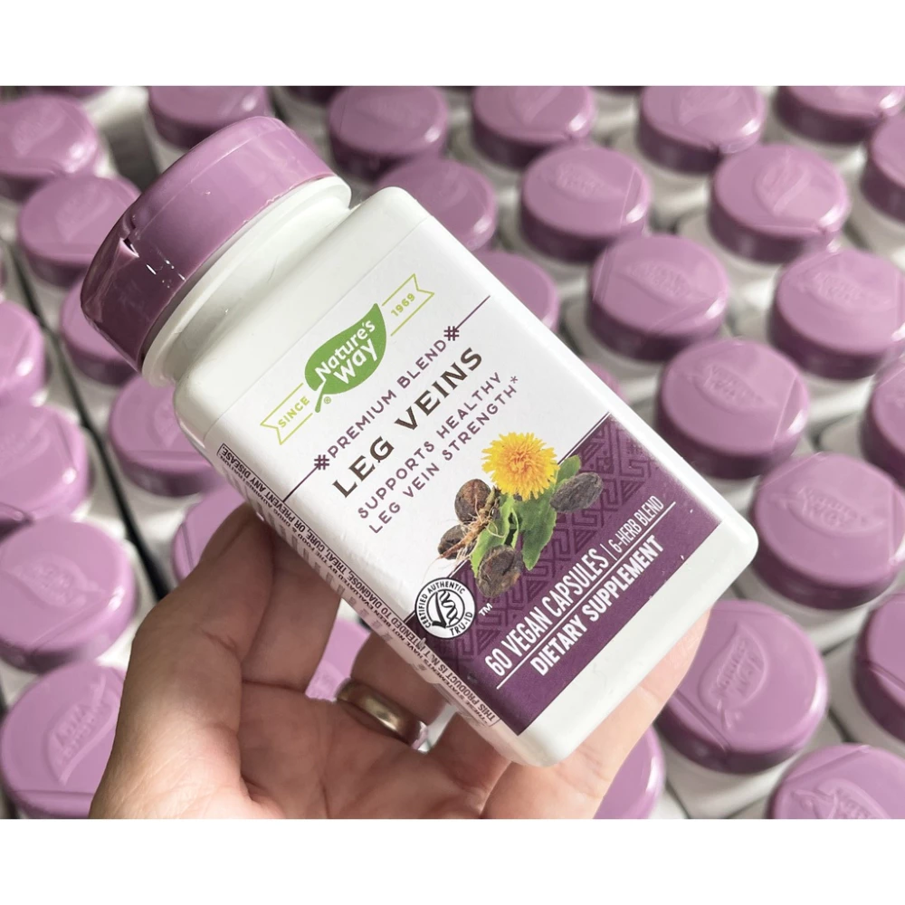 Viên uống Nature’s Way Leg Veins giảm suy giãn tĩnh mạch (60 viên)