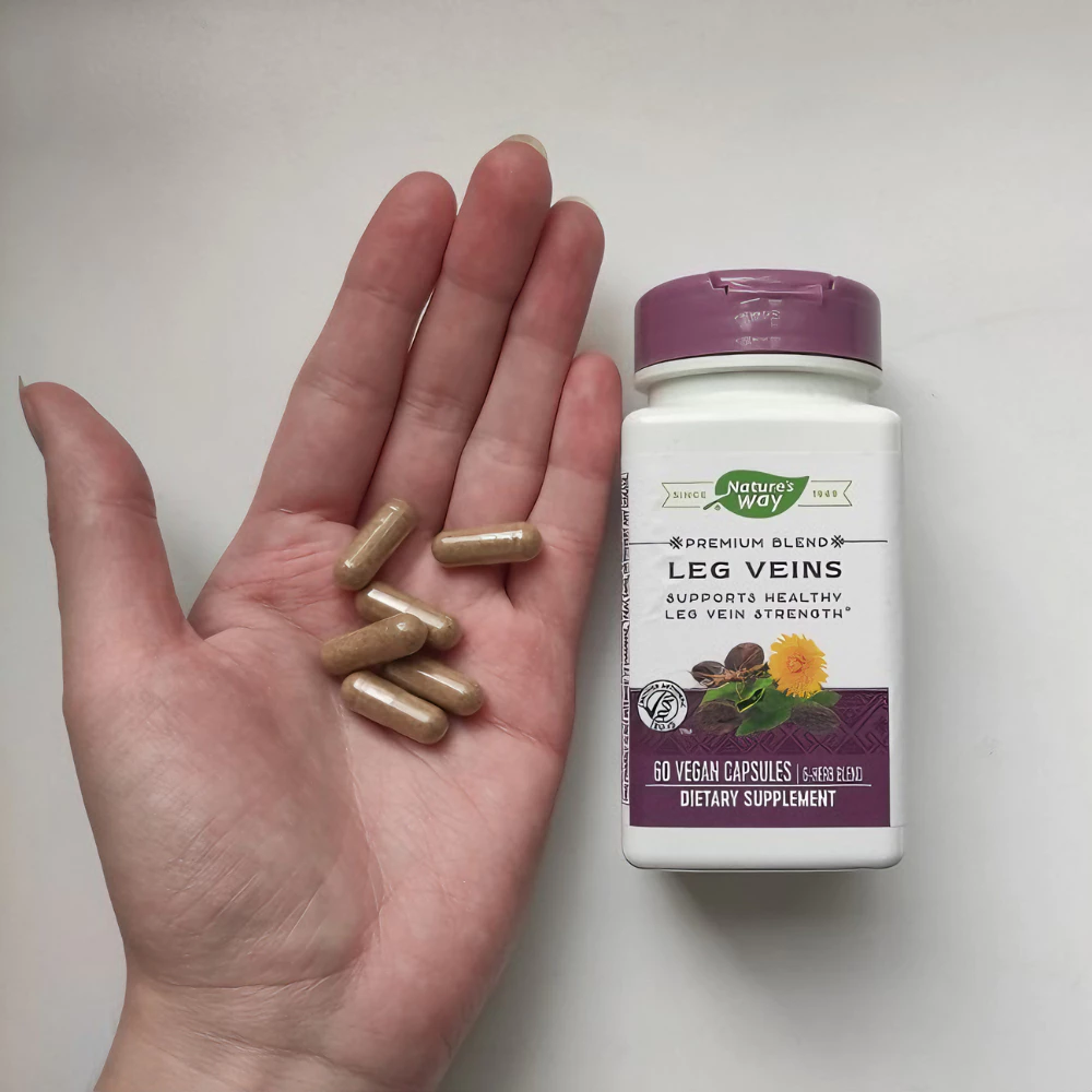 Viên uống Nature’s Way Leg Veins giảm suy giãn tĩnh mạch (60 viên)