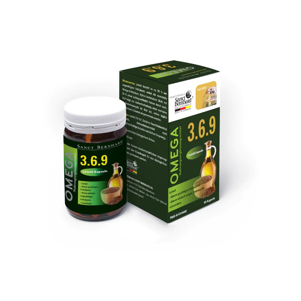 Viên uống Omega 3.6.9 Kapseln bổ sung omega từ dầu hạt lanh 90 viên