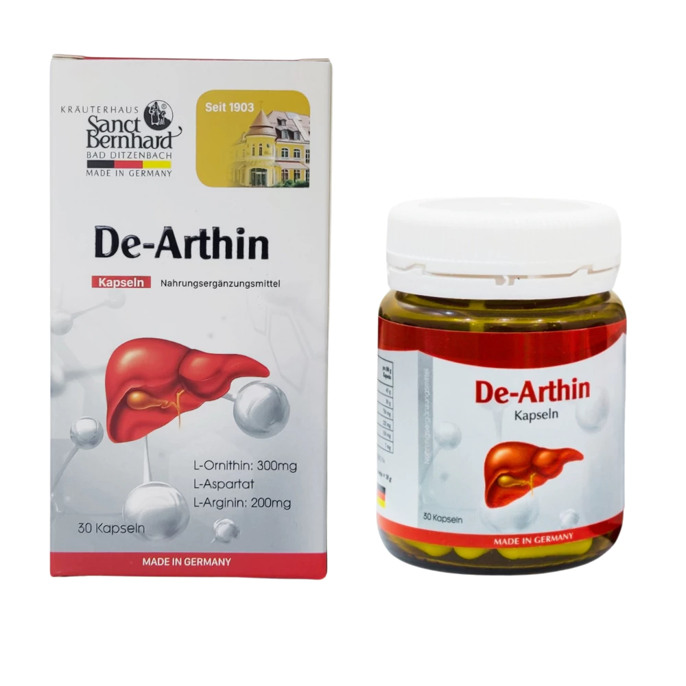 Viên uống tăng cường chức năng gan De-Arthin chai 30 viên