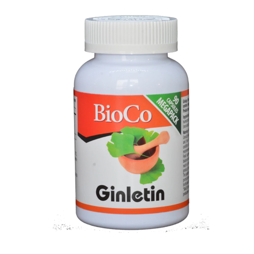 Viên uống tăng cường tuần hoàn máu não BioCo Ginletin (hộp 90 viên)