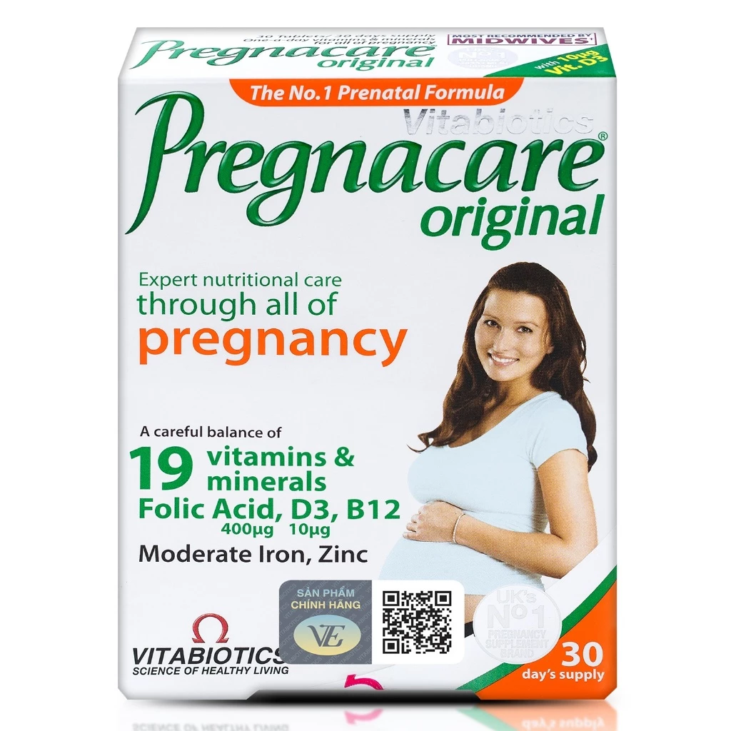 Vitamin mẹ bầu Pregnacare Orginal - Hộp 30 viên