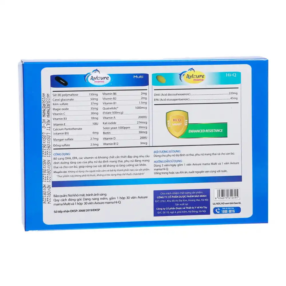 Vitamin tổng hợp cho mẹ bầu Avisure Mama (60 viên)