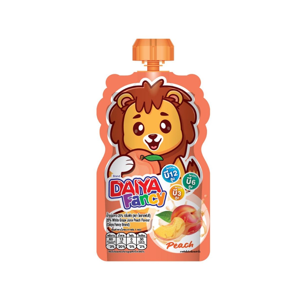 Nước ép nho trắng Daiya Fancy các hương vị gói 150ml