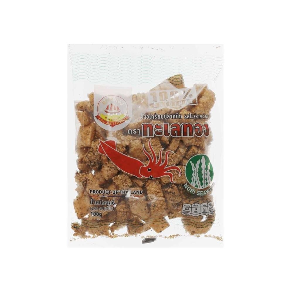 Snack mực Talaethong vị truyền thống/rong biển/xúc xích nướng/tương ớt Sriracha gói 100g