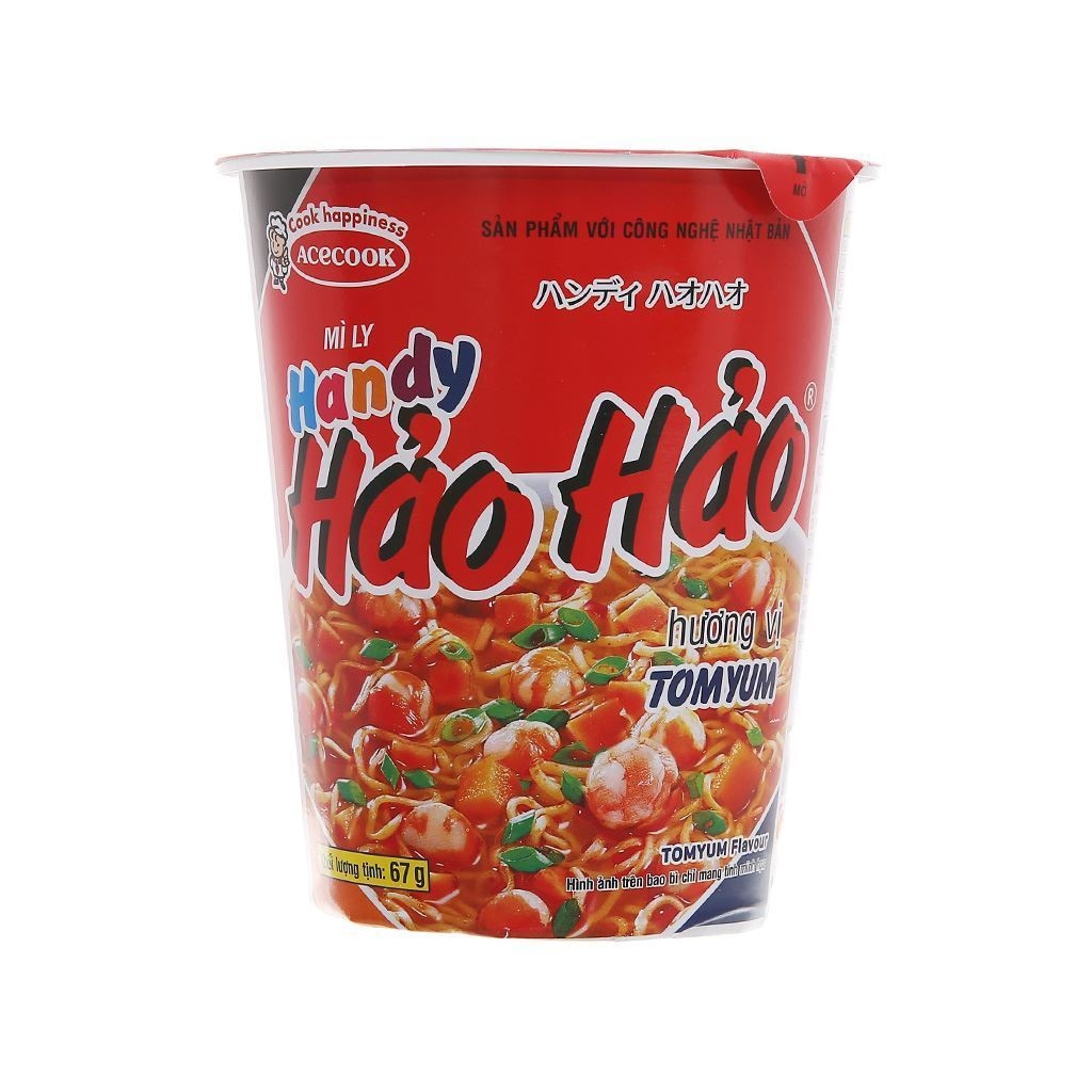 Xóa - Mì Handy Hảo Hảo Tomyum ly 67g