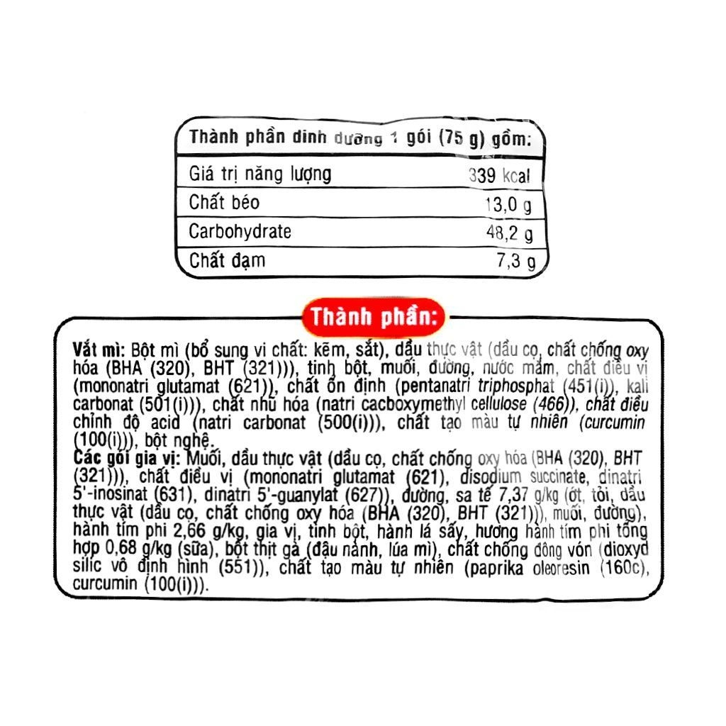 Xóa - Mì Hảo Hảo sa tế hành tím gói 75g