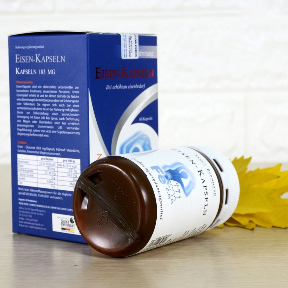 Viên uống bổ sung sắt Eisen Kapseln 60 viên