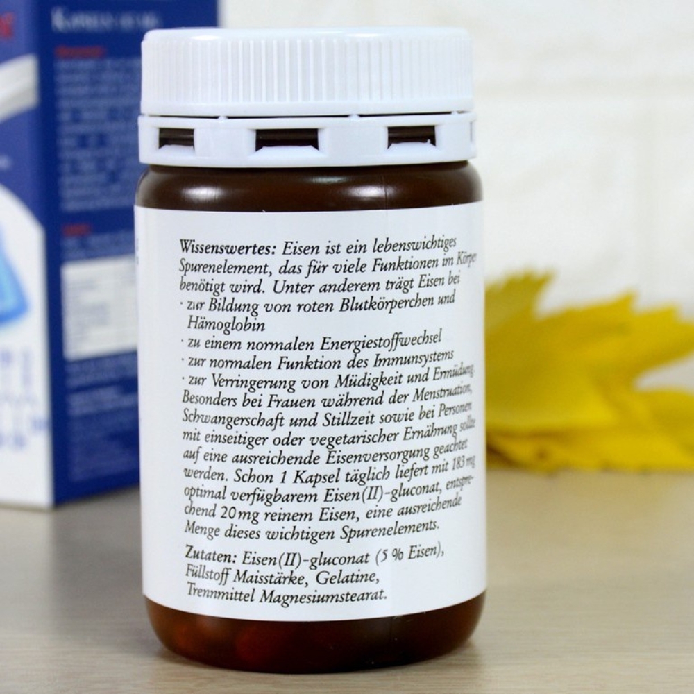Viên uống bổ sung sắt Eisen Kapseln 60 viên