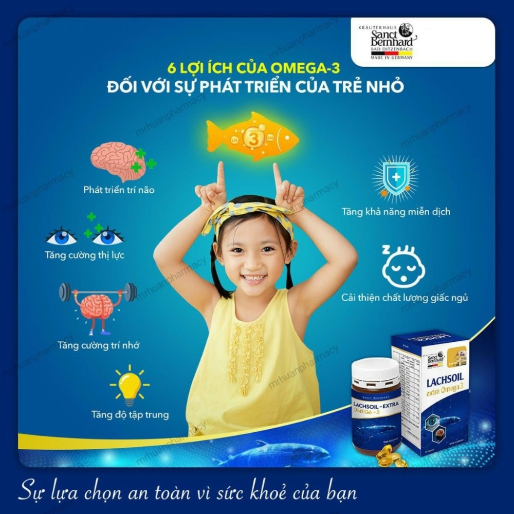 Viên uống bổ sung Omega 3 từ dầu cá hồi 60 viên