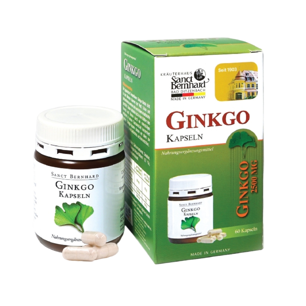 Viên uống bổ não Ginkgo Kapseln chai 60 viên