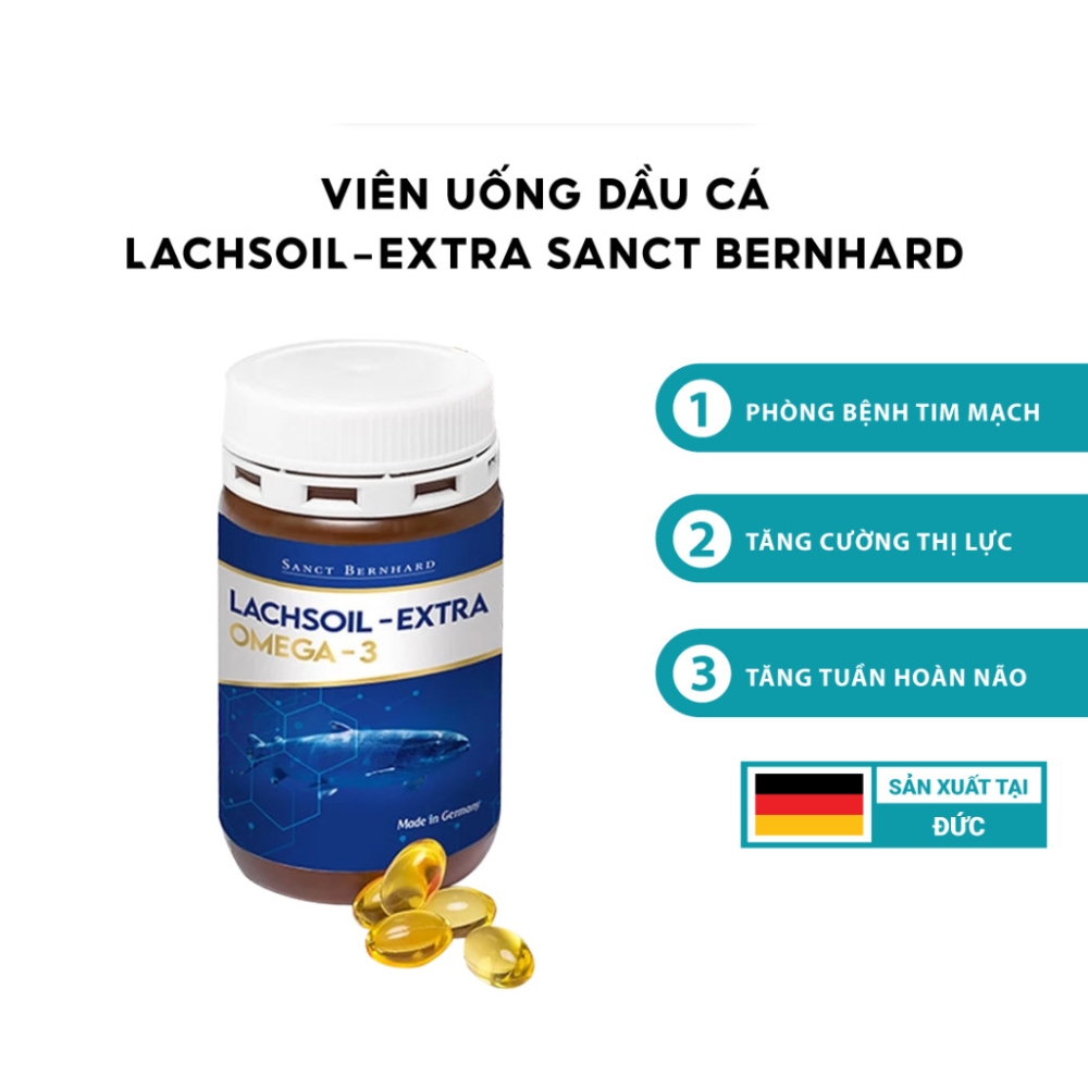 Viên uống bổ sung Omega 3 từ dầu cá hồi 60 viên