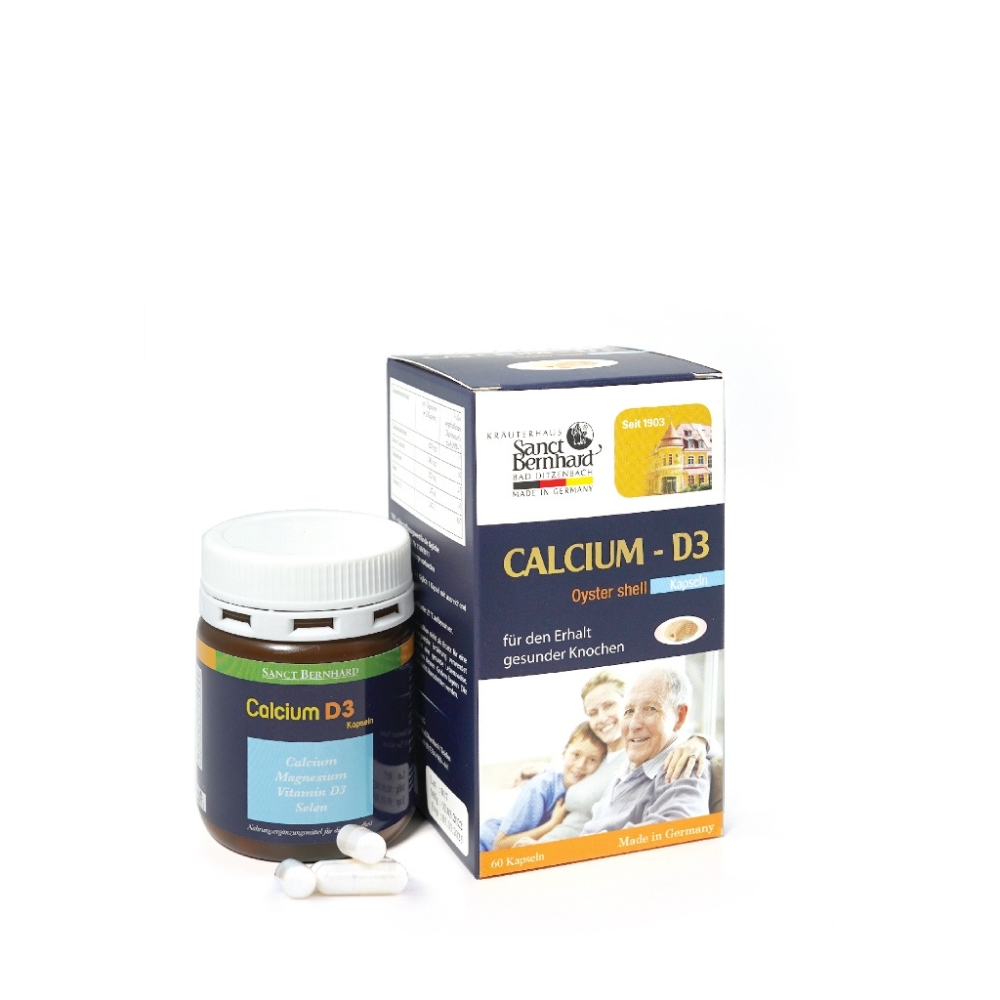 Calcium D3 Kapseln bổ sung canxi cho cơ thể 60 viên