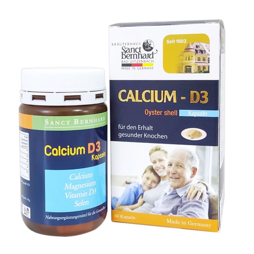 Calcium D3 Kapseln bổ sung canxi cho cơ thể 60 viên