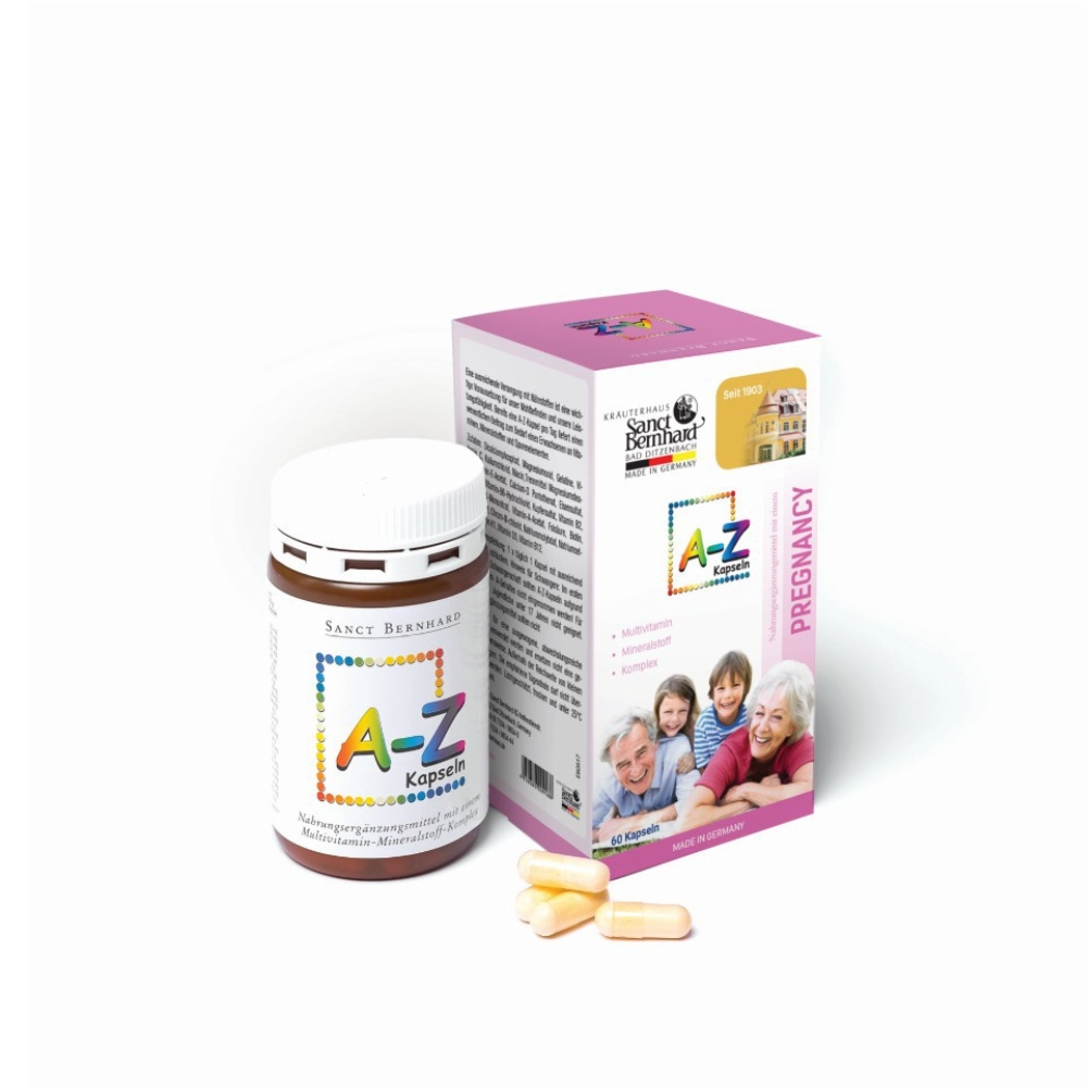 Viên uống bổ sung 24 vitamin và khoáng chất thiết yếu cho cơ thể A-Z Kapseln 60 viên