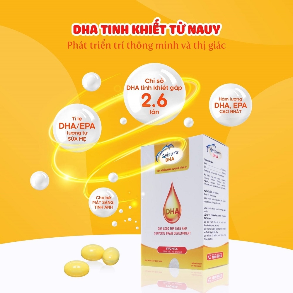 Viên uống bổ sung Avisure DHA cho mẹ bầu (hộp 40 viên)