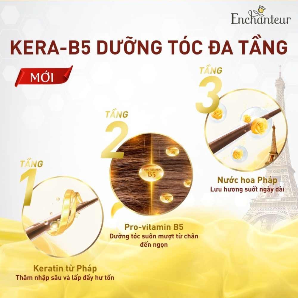 Dầu xả dưỡng tóc Enchanteur Charming/Sensation 335g