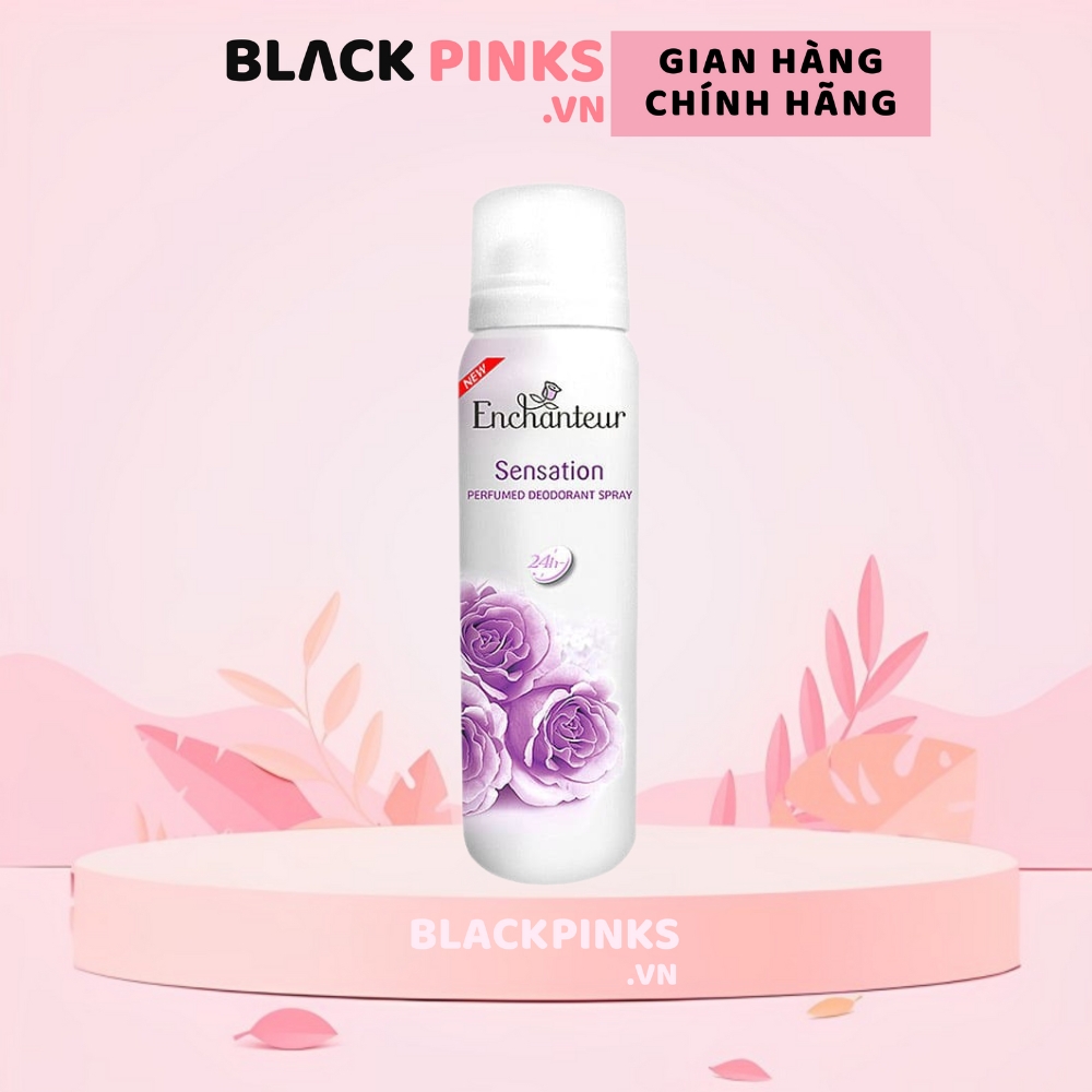 Xịt khử mùi hương nước hoa Enchanteur Charming/Romantic/Sensation/Delightful 150ml