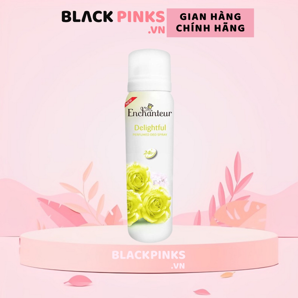 Xịt khử mùi hương nước hoa Enchanteur Charming/Romantic/Sensation/Delightful 150ml