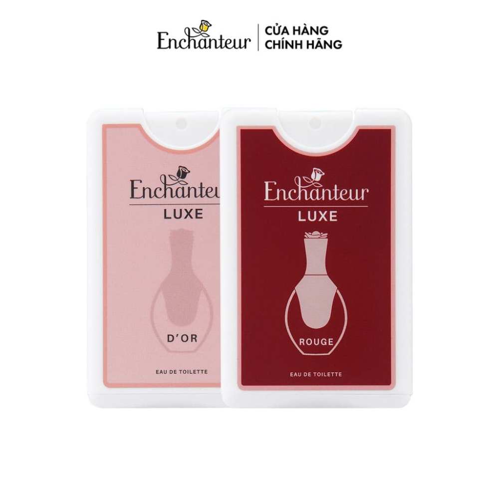 Nước hoa bỏ túi cao cấp Enchanteur Luxe Rouge/D’or 18ml