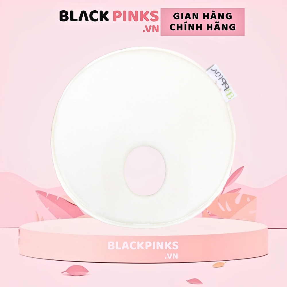 Gối chống bẹp đầu cho bé bbluv Pilo Grey/Ivory