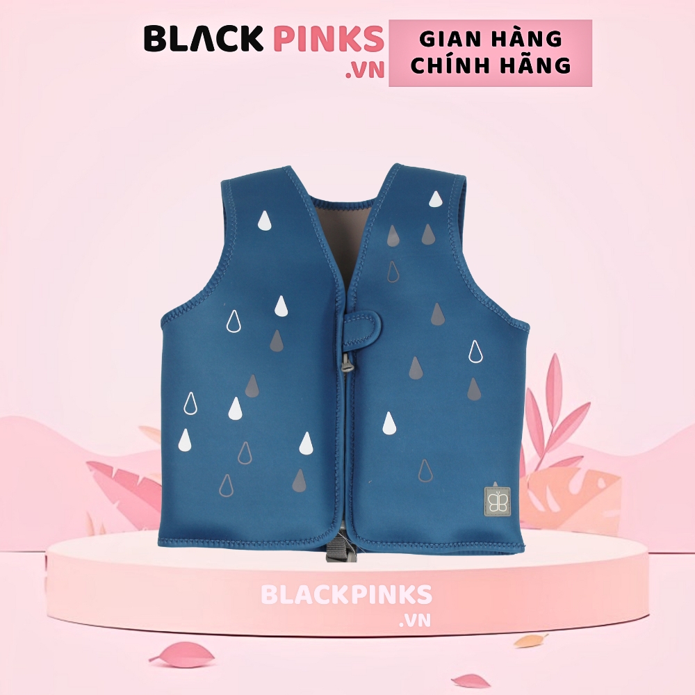 Áo phao bơi bbluv Naj size S/M dành cho bé từ 1-6 tuổi màu Navy/Dusk