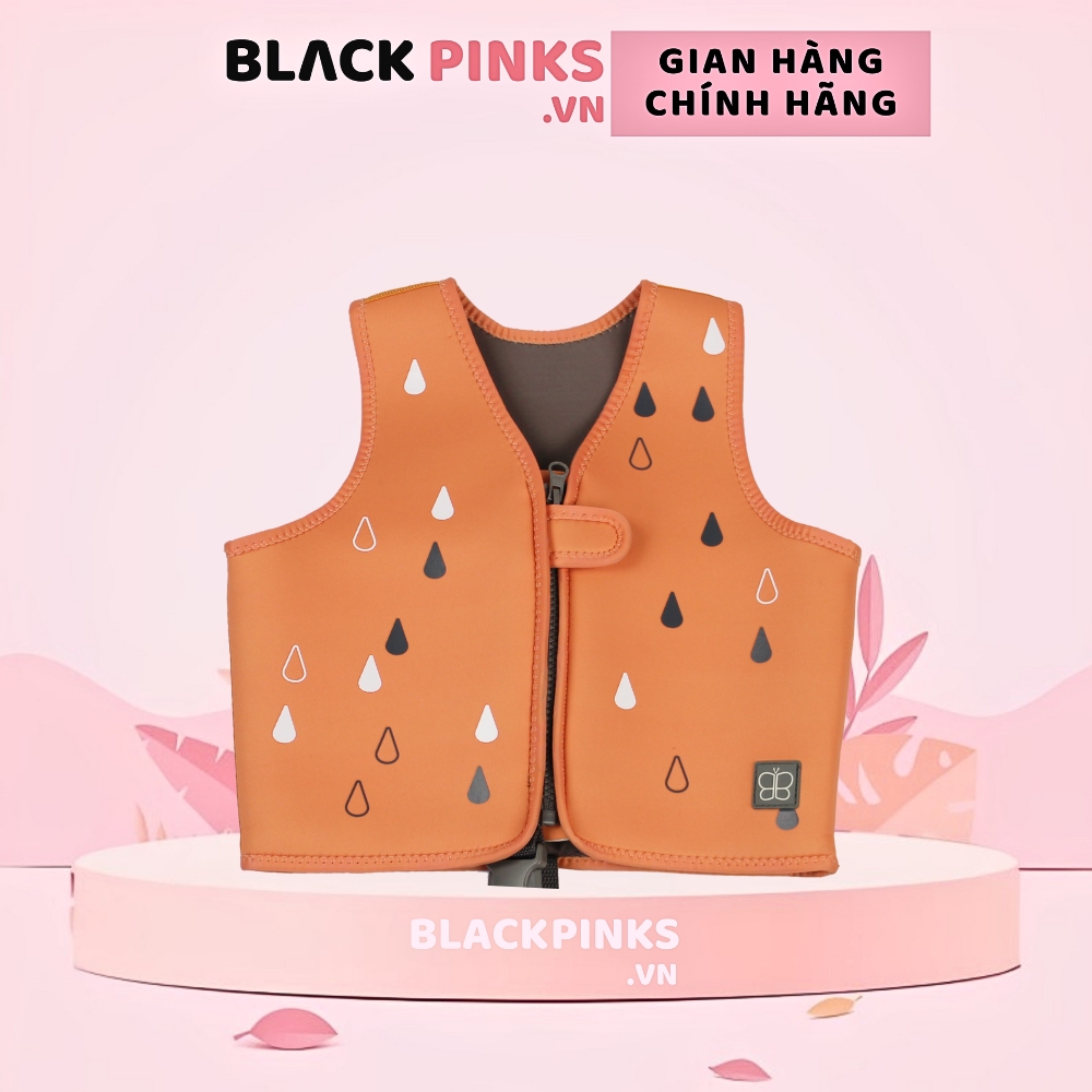 Áo phao bơi bbluv Naj size S/M dành cho bé từ 1-6 tuổi màu Navy/Dusk