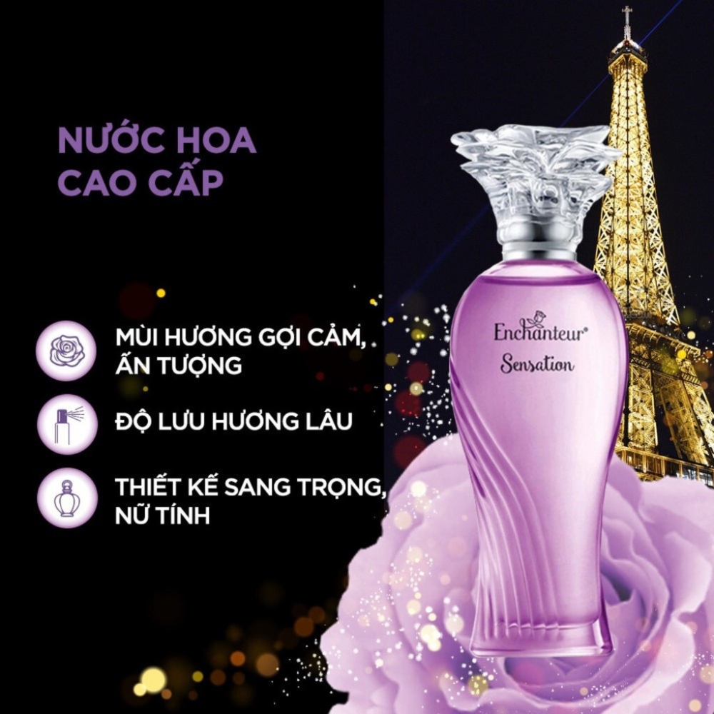 Nước hoa cao cấp Enchanteur Charming/Delightful/Sensation 50ml